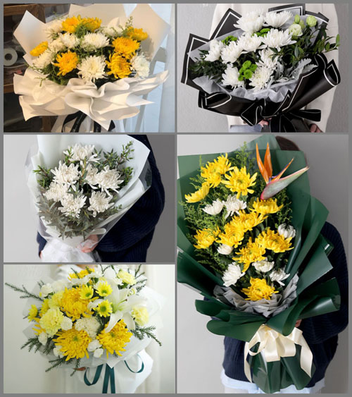 上海奉贤区庄行镇长堤村白事花束代送